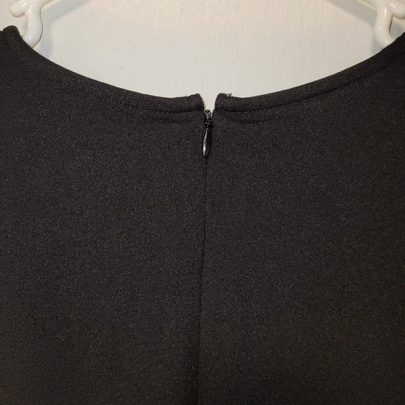 Donna Morgan Classic Black Midi Dress - Picture 5 of 6